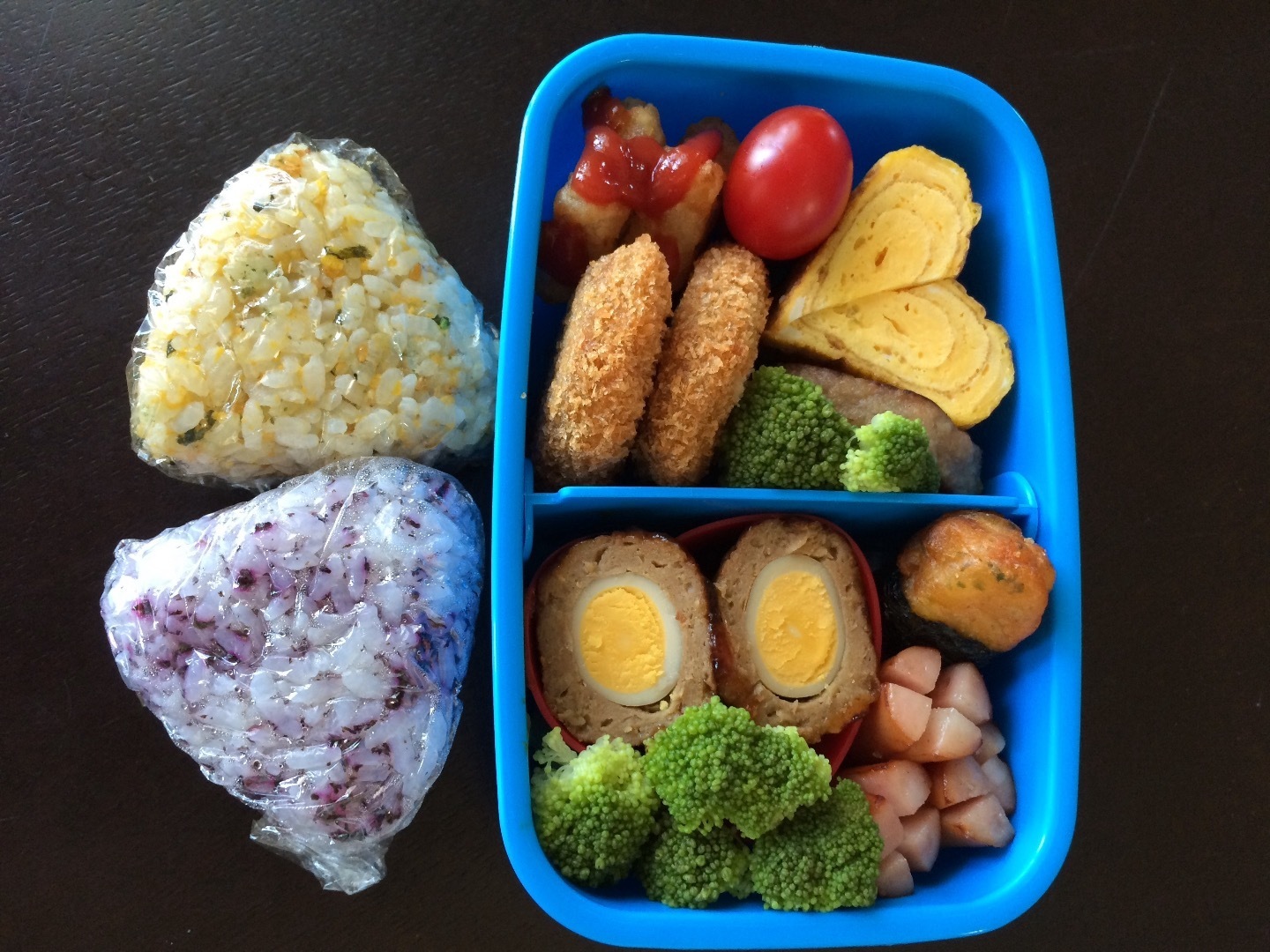 小3長男のお弁当 16年6月18日 今日の時短お弁当 園児 小学校低学年用